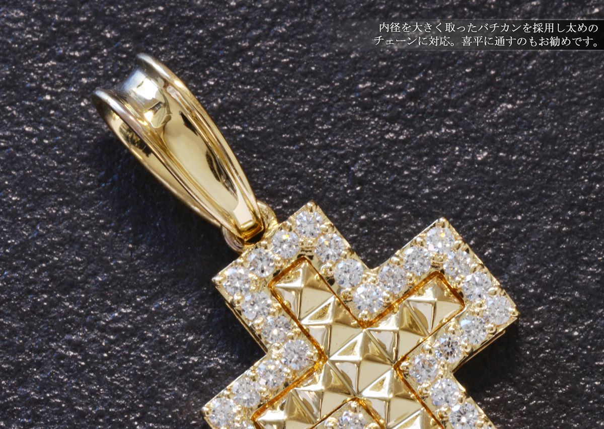 り*め様 ダイヤモンド　k18 k18wg ペンダントヘッド　ペンダントトップ ペンダントトップ メンズ K18 18K 18金 イエローゴールド ダイヤモンド