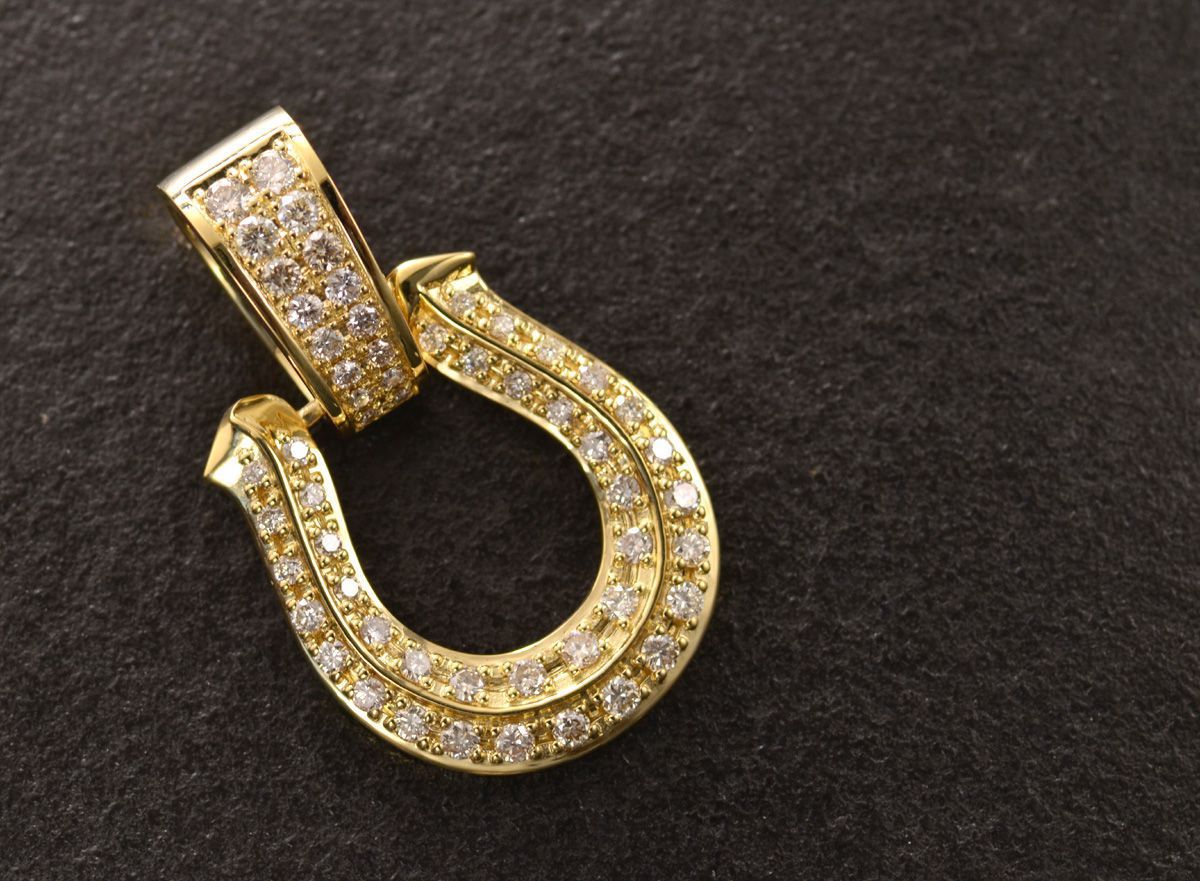 K18 18金 18k 18キン 馬蹄 ホースシュー ペンダント 18金 K18 18k 0 11