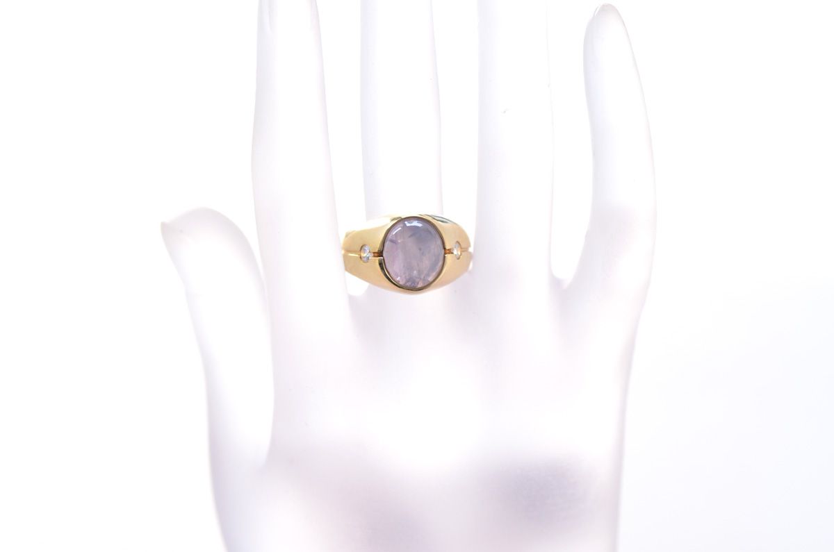 ヒ*ル様 18K 金のスターサファイアリング img-fgx00169-04.jpg