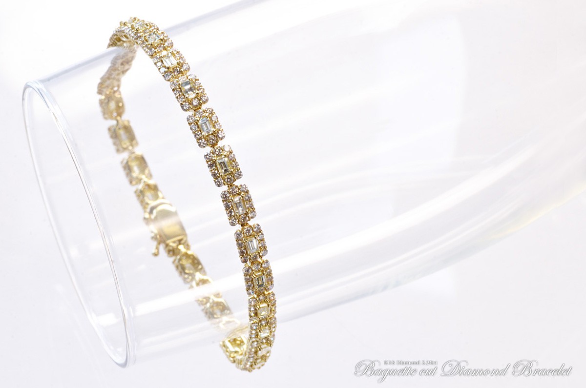 アクセサリーマート 職人が繋ぐ喜平の店 - バゲットカットダイヤモンド