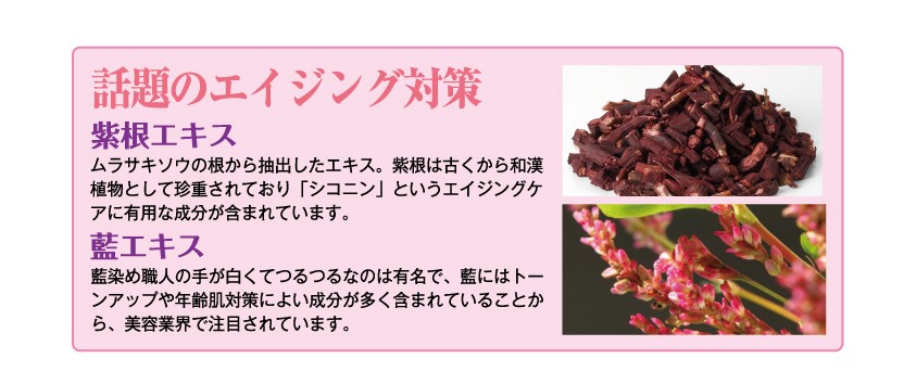 紫根 藍 パック 首のシワ 首 シワ 年齢肌 たるみ 黒ずみ