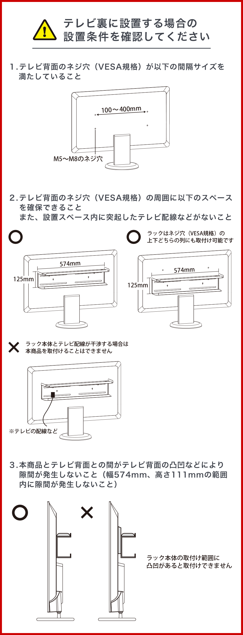 設置条件