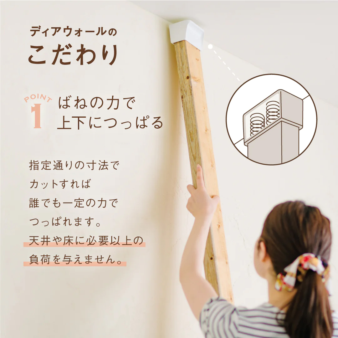 若井産業 2×4材専用 ディアウォールR 上下セット 壁面収納 棚 DWS90｜ace-of-parts｜05