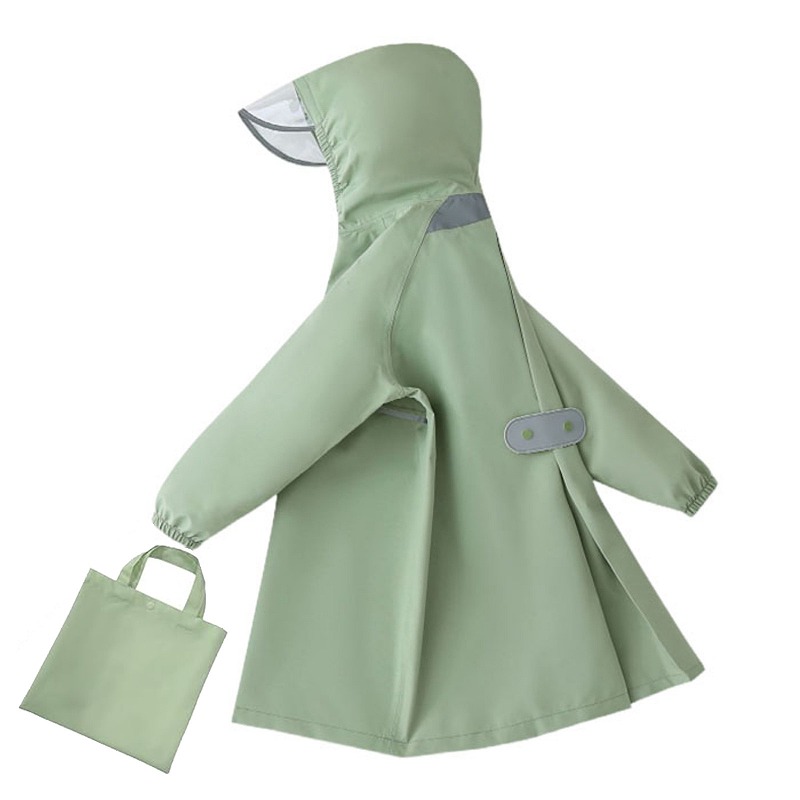 キッズ ジュニア レインコート 雨具 カッパ ランドセル対応 通学 通園