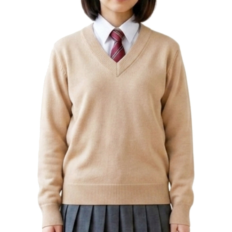 Vネック セーター 中厚 キッズ 子供 男女兼用 スクール 女の子 男の子 長袖 フォーマル ベーシック 100 110 120 130 140 150 160 165 170cm 幼稚園 小学校 爆買 |  | 05
