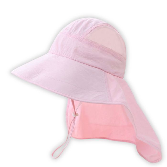 帽子 キッズ 日除け サイズ調整可 メッシュ あごひも付き 男女兼用 夏 アウトドア 爆買 |  | 01