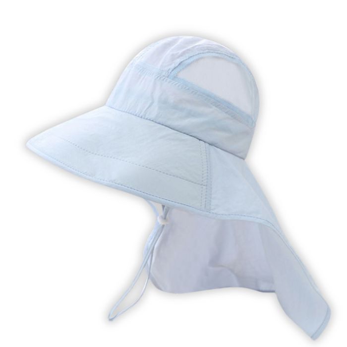 帽子 キッズ 日除け サイズ調整可 メッシュ あごひも付き 男女兼用 夏 アウトドア 爆買 |  | 02