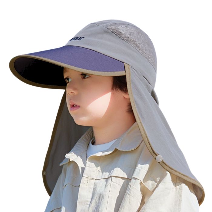 UVカット 子供用 帽子 ハット UPF50+ つば広 日よけ 撥水 速乾 洗える 熱中症対策 男女兼用 夏 保育園 アウトドア プール 水陸両用 爆買 |  | 05