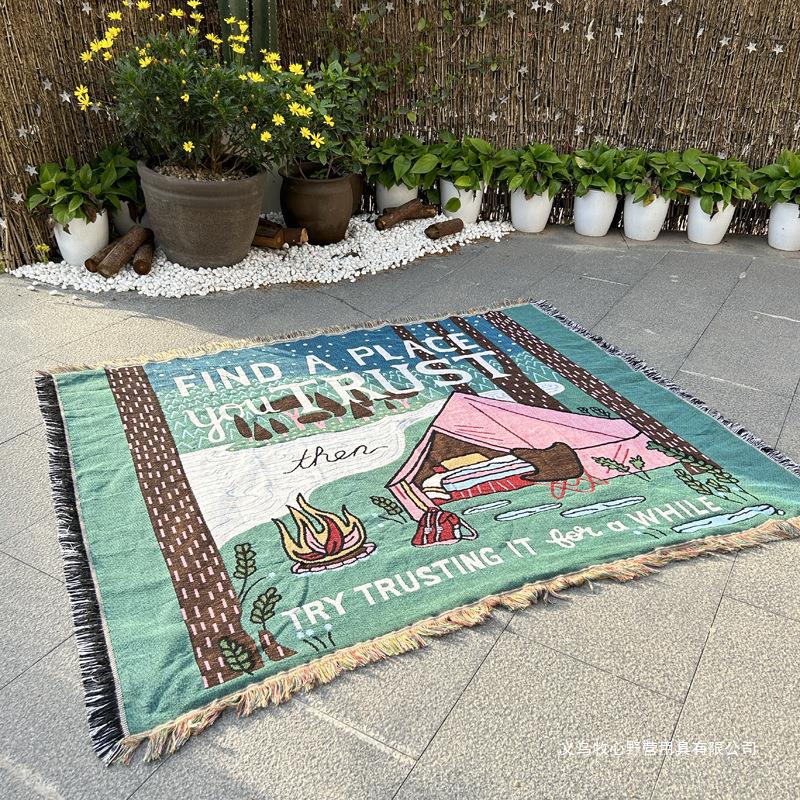 ブランケット 大判 キャンプ 用品 マルチカバー 北欧 デザイン レジャーシート マット テーブルクロス アウトドア ソファ ソファー 椅子 ベッド カバー 爆買 |  | 08