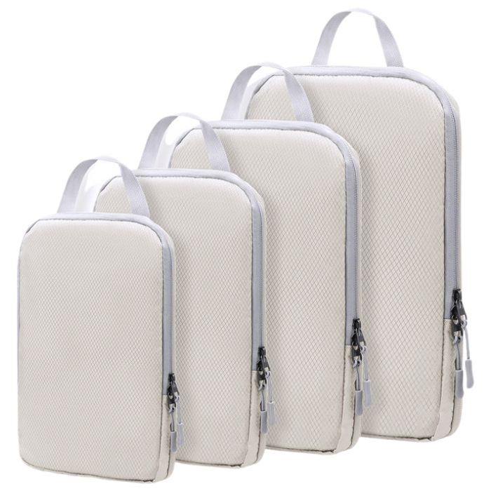 トラベルポーチ 圧縮 4点セット 軽量 撥水 収納 旅行用 大容量 便利グッズ 出張 アウトドア 収納 仕分け バッグ パッキング 爆買 |  | 03
