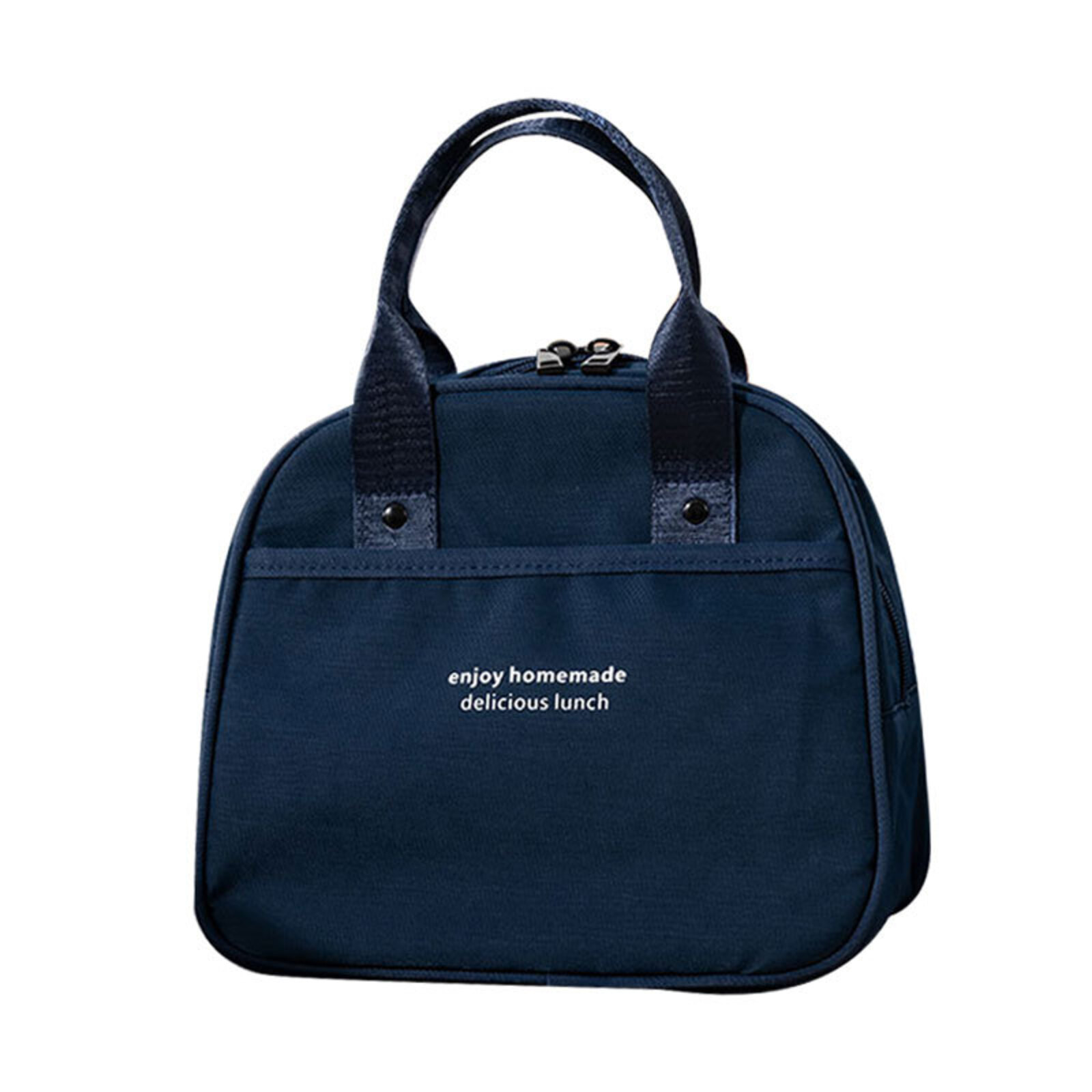 ランチバッグ 保冷バッグ 撥水 お弁当入れ 保冷 保温 お弁当袋  シンプル ポケット付き チャック付き 持ちやすい 雨の日安心 撥水仕様 汚れにくい 学生 子供 |  | 01