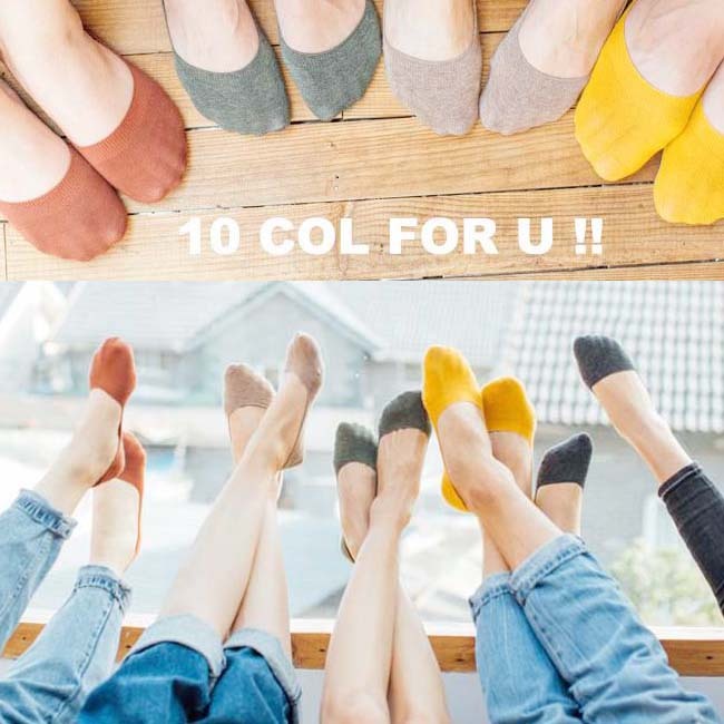 大人靴下まとめ買い対象 浅履き フットカバー パンプス 靴下 レディース 22 24cm 10カラー 無地 エースファド