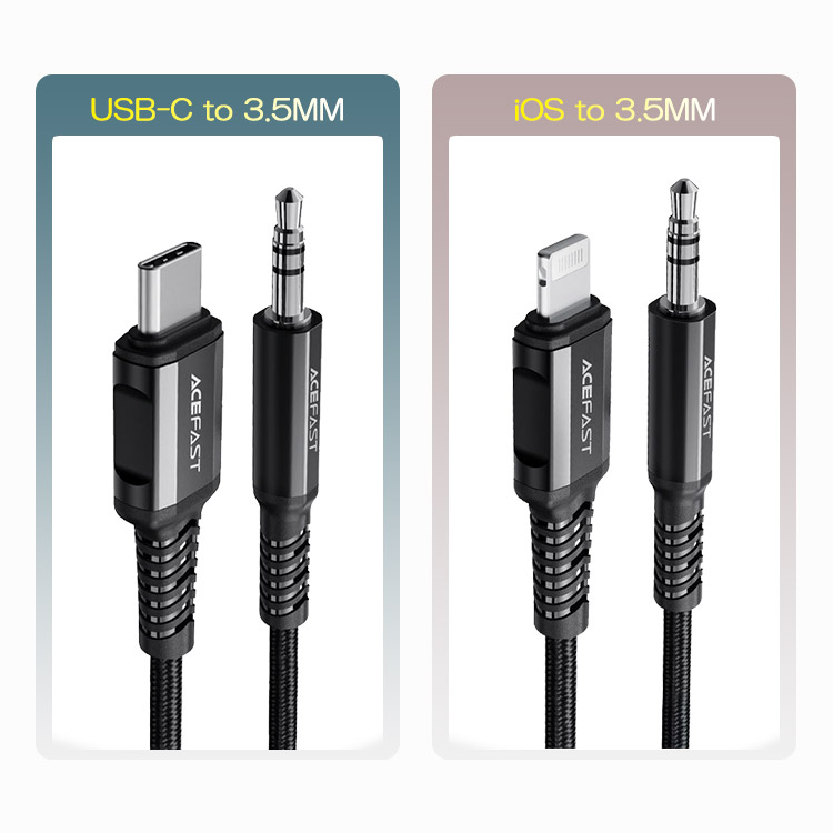 ヘッドフォンアダプタコネクタiPhone 6Sケース用オーディオケーブル iPhone iPad AUX オーディオ 変換ケーブル アダプター Type-c Aux