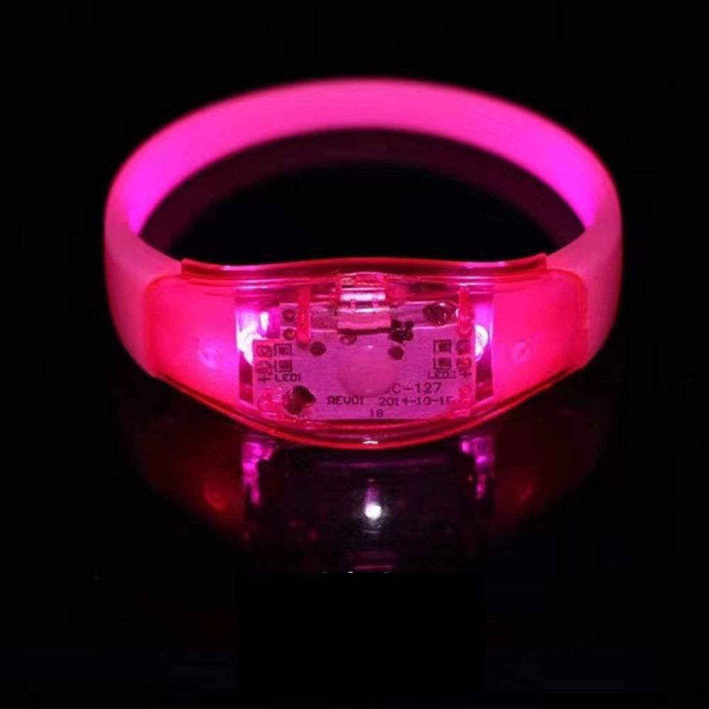 ブレスレット LEDライト 光る リストバンド アームバンド 電池式 男女