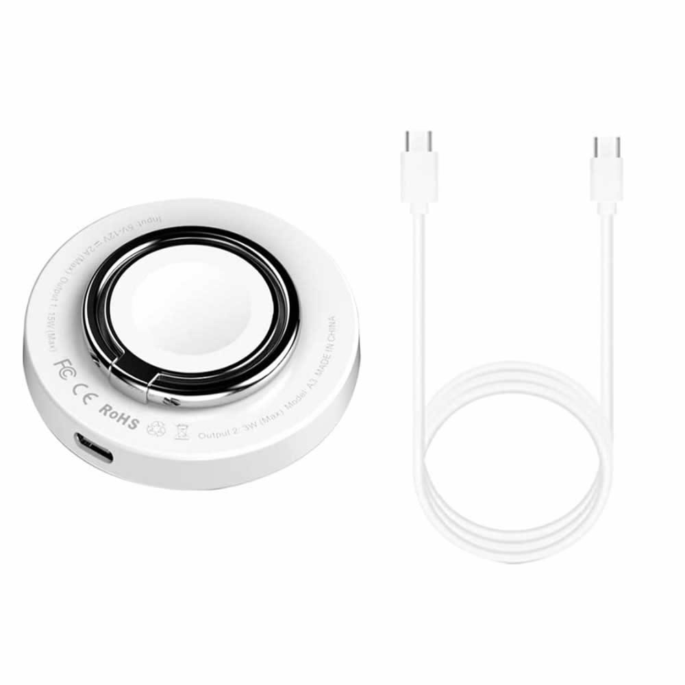 3 in 1 ワイヤレス充電器 Magsafe対応iphone用 AirPods用 Apple Watch