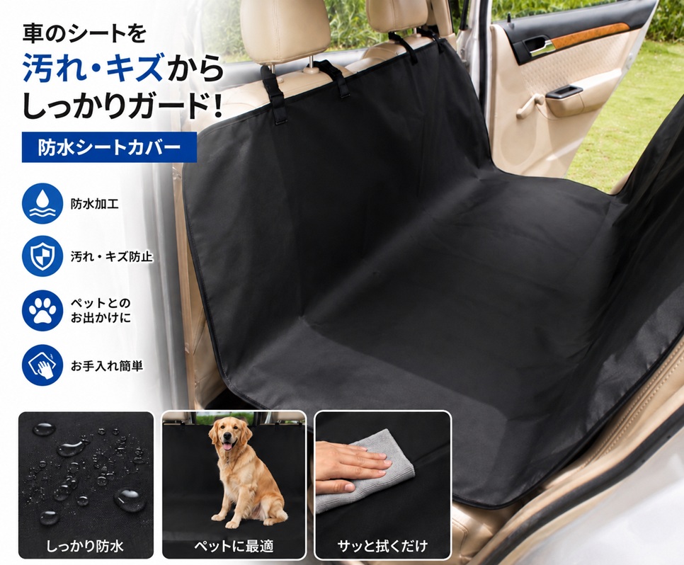 マツダ（Mazda） CX-8 KG2P ラゲッジマット ペット 海 スキー プール