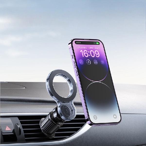 アウディ S4 アバントワゴン 車内 スマホ 透明磁気携帯電話ホルダー｜acek