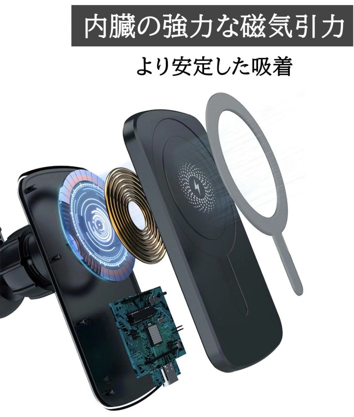 パジェロミニ H5#A スマホ 携帯 ホルダー エアコン吹き出し口 クリップ型 全2 色 選択式 汎用品 スマホホルダー マグネット式受電 :  711sumaho-jyuudennsiki : ACE ONE - 通販 - Yahoo!ショッピング