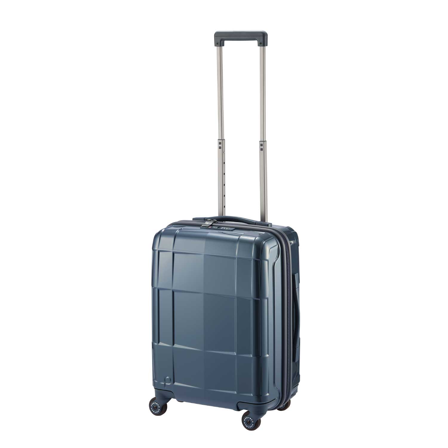 PROTECA スーツケース ブルーグレー 90L 日本製 未使用 ProtecA スーツケース 2~3泊 機内持ち込み キャリーケース ジッパー