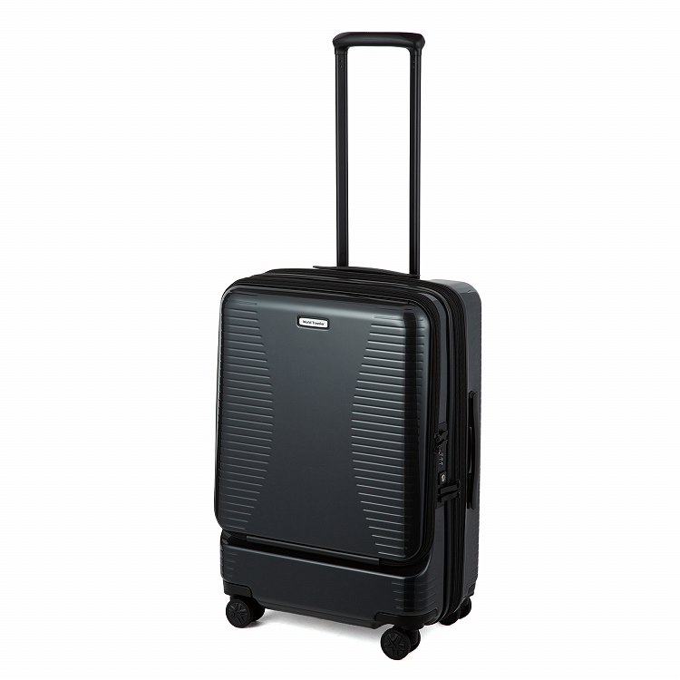 ACE ワールドトラベラー FERMION TSAロック ガンメタリックMサイズ ヨドバシ.com - WORLD TRAVELER ワールドトラベラー エース ACE