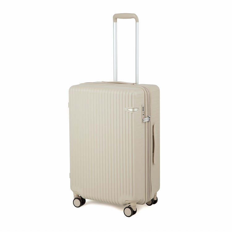 ACE キャリーケース 82L ベージュ スーツケース ace. エース公式 スーツケース キャリーケース Mサイズ 60L 70L 拡張
