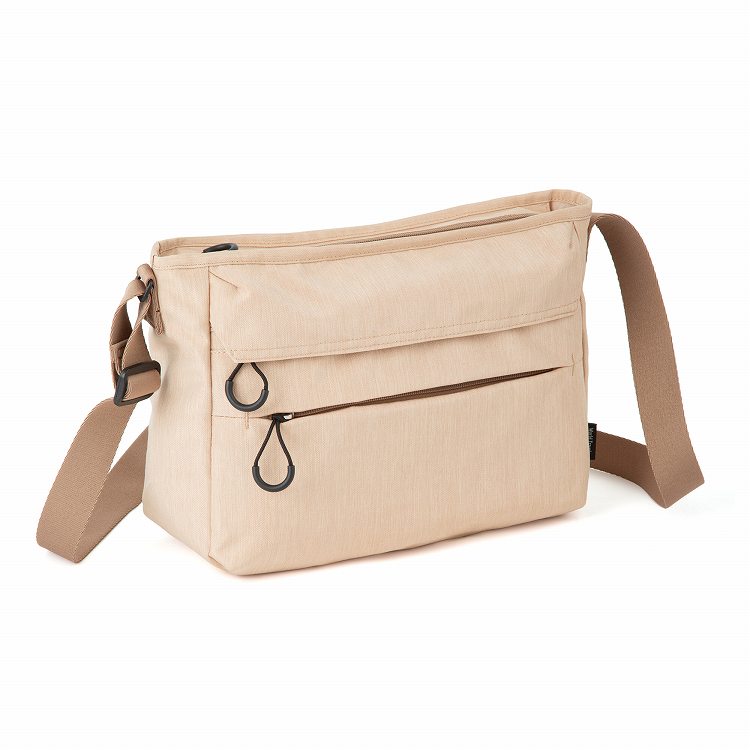 TRAVER ガーメントバッグ ベージュ World Traveler エース公式 ショルダーバッグ 横型 9L カジュアル 軽量