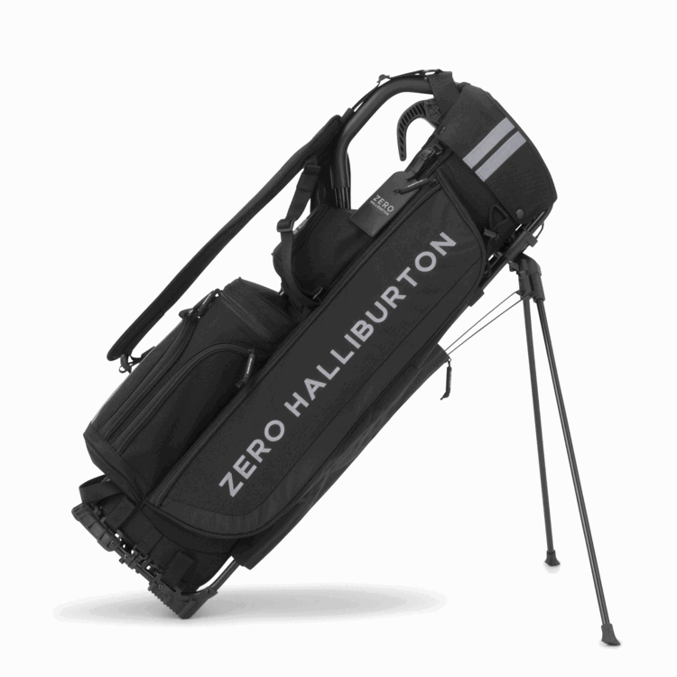 Zero Harriburton キャディバッグ スタンド型 ブラック ZERO HALLIBURTON（ゼロハリバートン） ゴルフ キャディバッグ