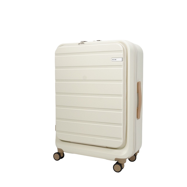 【新品価格38500円】ACE スーツケース 63/75L アイボリー拡張タイプ Ace（エース） エース公式 スーツケース キャリーケース Lサイズ 75L 5