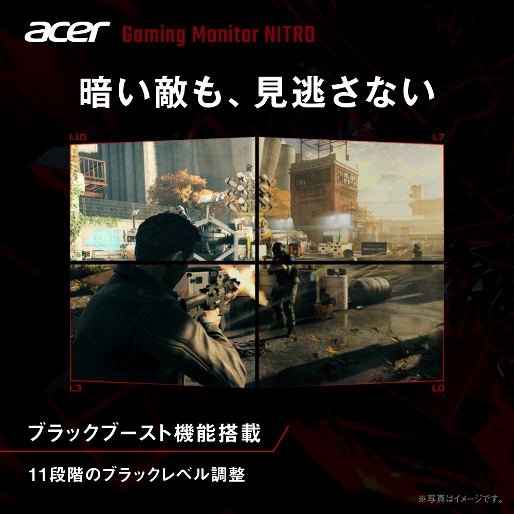 acer（エイサー） Acer Nitro ゲーミングモニター 27インチ フルHD 非