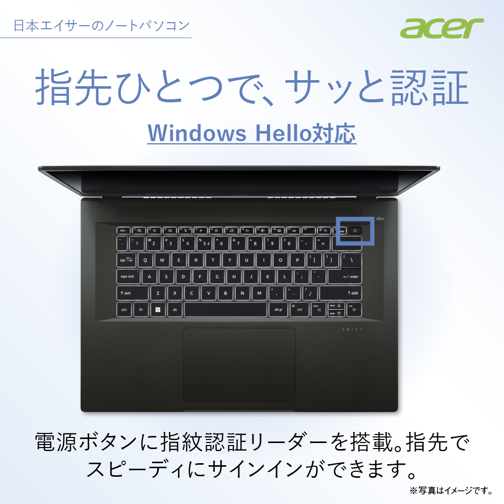 Acer公式 ノートパソコン Swift Edge SFA16-41-A76Z/K Windows 11