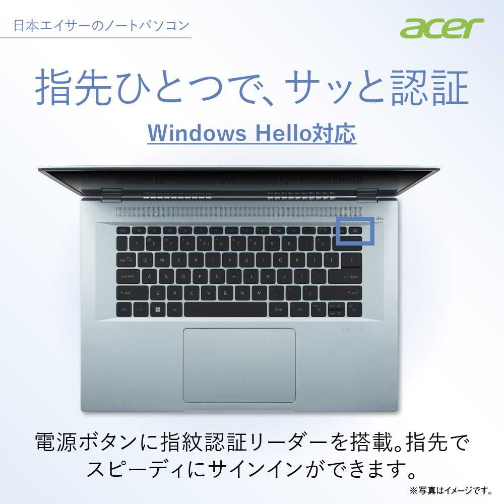 Acer公式 ノートパソコン Swift Edge SFA16-41-A76Z Windows 11 Pro 64