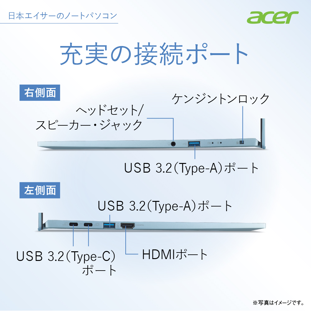 Acer公式 ノートパソコン Swift Edge SFA16-41-A76Z Windows 11 Pro 64