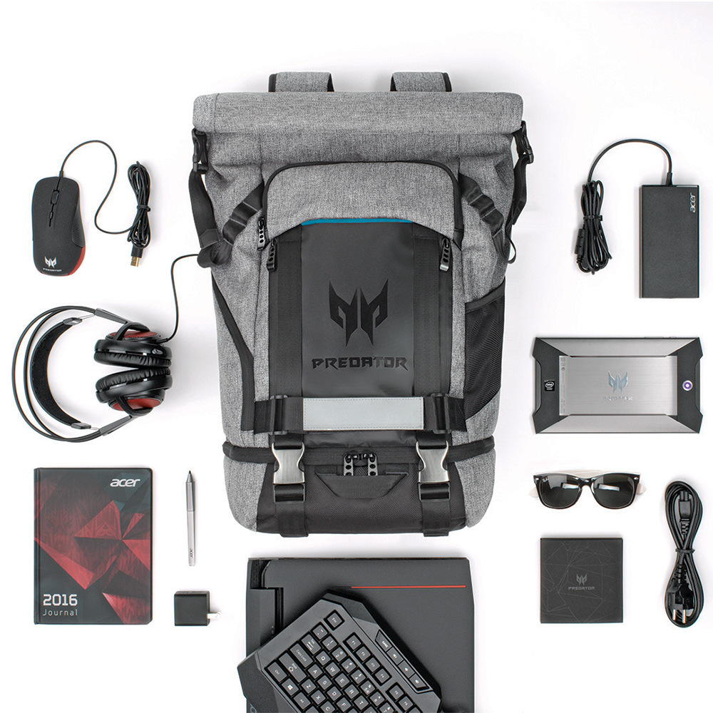 リュック PCバッグ キャリングケース グレー Acer Predator Gaming Rolltop Backpack ( ゲーミングロールトップバックパック) プレデター ゲーミング PBG6A1 :4515777591539:Acer Direct - 通販 -  Yahoo!ショッピング