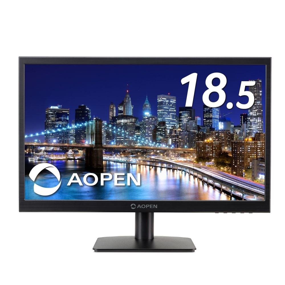 モニター 液晶 ディスプレイ パソコン 18.5インチ AOPEN エイサー PC 19CX1Qb HDMI端子非搭載 非光沢 1366x768  フリッカーレス 新品 安い スピーカー非搭載 :4515777597807:Acer Direct - 通販 - Yahoo!ショッピング