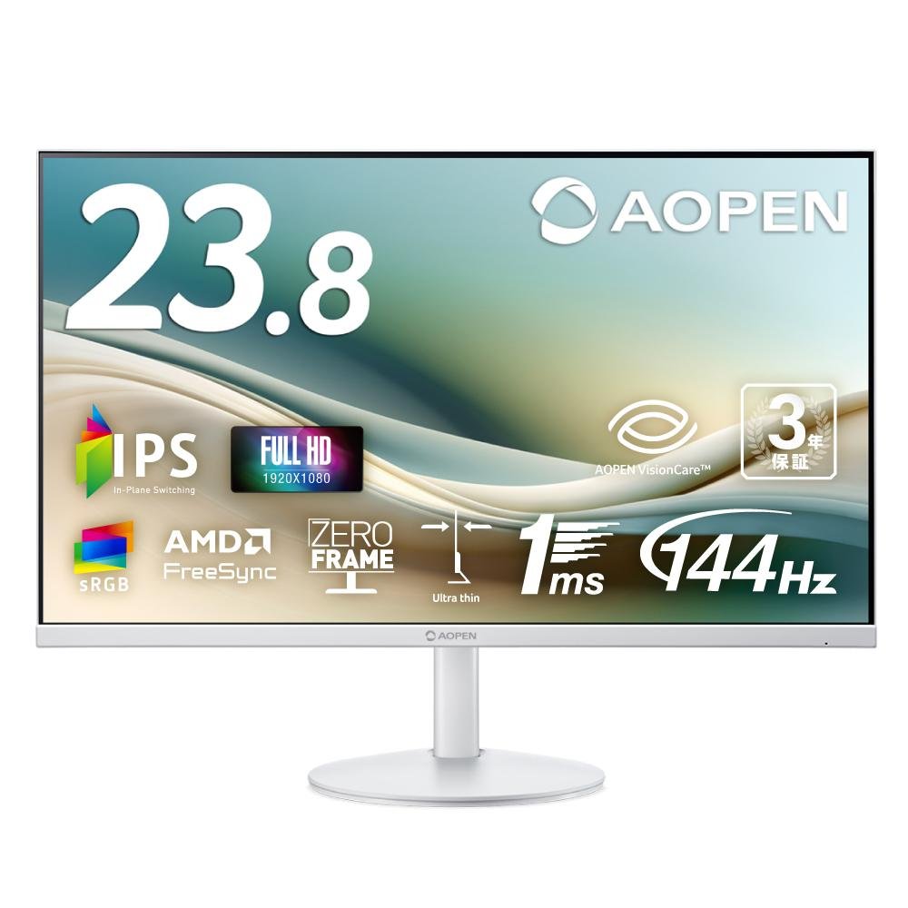 acer（エイサー） AOPEN モニター 23.8インチ フルHD(1920×1080) IPS