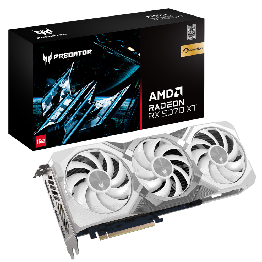 acer（エイサー） Acer Predator BiFrost Radeon RX 9070 XT OC 16GB