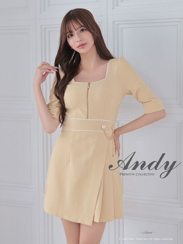 AN-ON2823 Andy キャバドレス Mサイズ ホワイト Andyドレス｜ [Andy]AN-ON2823｜Andyドレス 公式通販