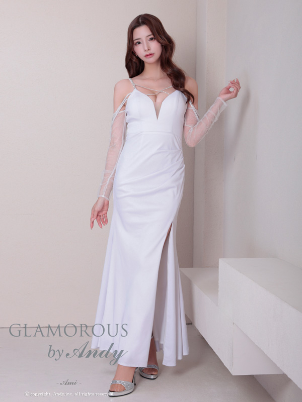 GLAMOROUS ドレス GMS-V861 ワンピース ロングドレス Andyドレス グラマラスドレス クラブ キャバ ドレス パーティードレス |  | 01