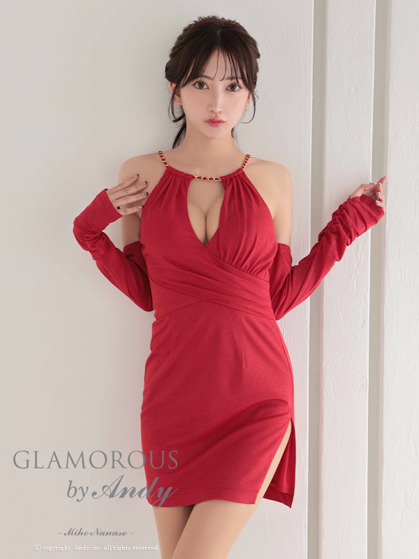 GLAMOROUS ドレス GMS-V864 ワンピース ミニドレス Andyドレス グラマラスドレス クラブ キャバ ドレス パーティードレス |  | 01