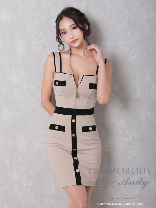 GLAMOROUS ドレス GMS-V866 ワンピース ミニドレス Andyドレス グラマラスドレス クラブ キャバ ドレス パーティードレス |  | 01