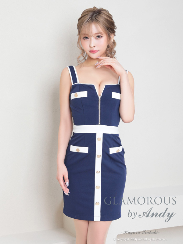 GLAMOROUS ドレス GMS-V866 ワンピース ミニドレス Andyドレス グラマラスドレス クラブ キャバ ドレス パーティードレス |  | 02