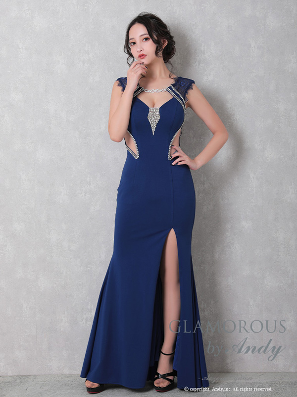 GLAMOROUS ドレス GMS-V874 ワンピース ロングドレス Andyドレス グラマラスドレス クラブ キャバ ドレス パーティードレス |  | 02