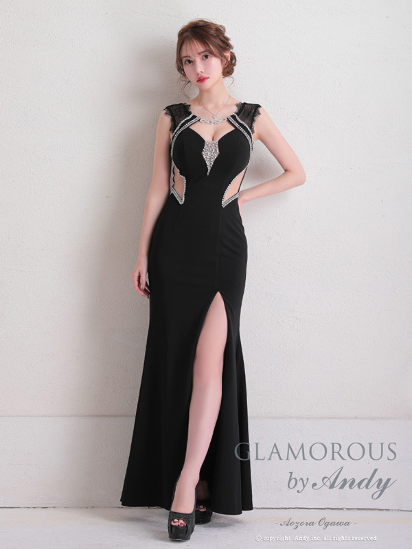GLAMOROUS ドレス GMS-V874 ワンピース ロングドレス Andyドレス グラマラスドレス クラブ キャバ ドレス パーティードレス |  | 03