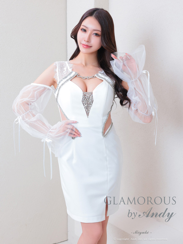 GLAMOROUS ドレス GMS-V873 ワンピース ミニドレス Andyドレス グラマラスドレス クラブ キャバ ドレス パーティードレス |  | 02