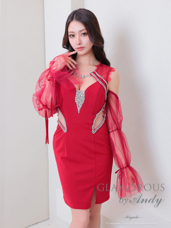 GLAMOROUS ドレス GMS-V873 ワンピース ミニドレス Andyドレス グラマラスドレス クラブ キャバ ドレス パーティードレス |  | 03