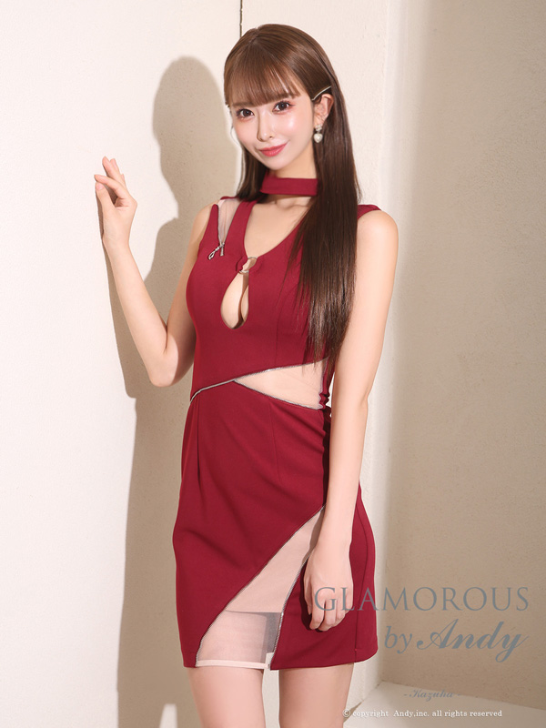 GLAMOROUS ドレス GMS-V878 ワンピース ミニドレス Andyドレス グラマラスドレス クラブ キャバ ドレス パーティードレス |  | 02