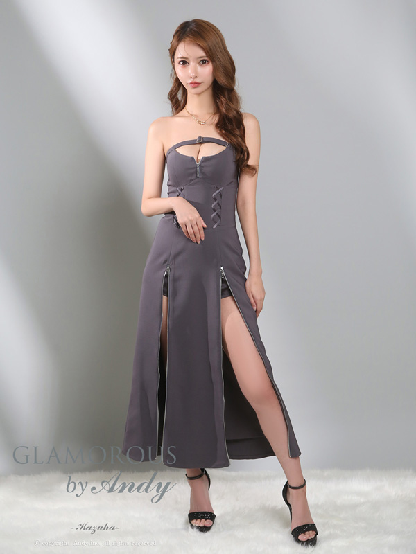 GLAMOROUS ドレス GMS-V892 ワンピース ロングドレス Andyドレス グラマラスドレス クラブ キャバ ドレス パーティードレス |  | 02