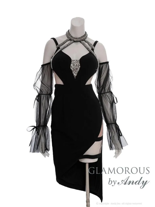 GLAMOROUS ドレス GMS-V877 ワンピース ミニドレス Andyドレス グラマラスドレス クラブ キャバ ドレス パーティードレス |  | 02