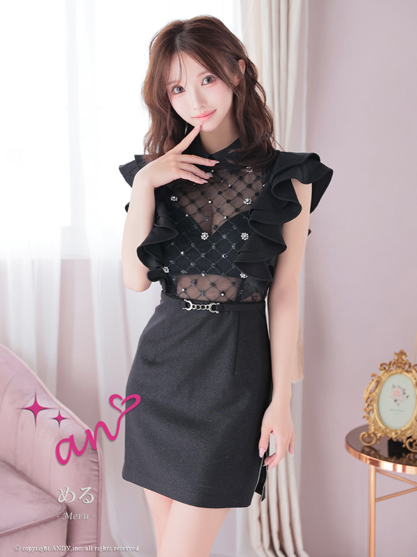 an ドレス AOC-3998ワンピース ミニドレス Andyドレス アンドレス キャバクラ キャバ ドレス キャバドレス |  | 03