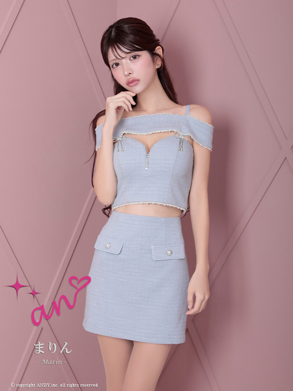 an ドレス AOC-4081 セットアップ ミニドレス Andyドレス アンドレス キャバクラ キャバ ドレス キャバドレス |  | 02